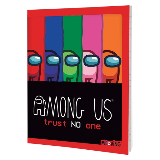 [1202217] CUADERNO MOOVING 16X21 TAPA FLEXIBLE 48H AMONG US