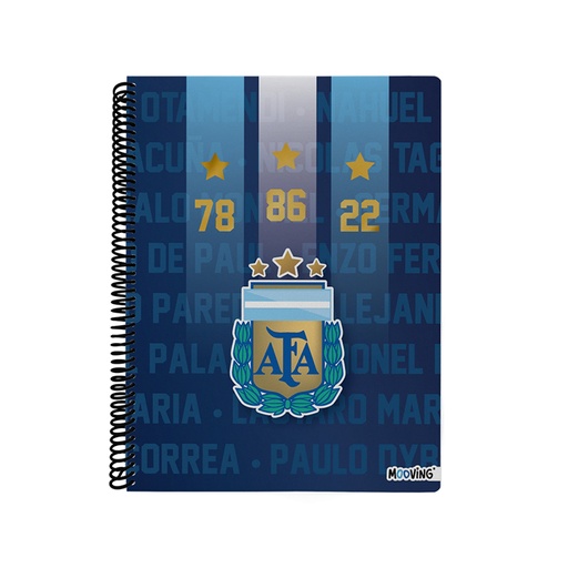 [1208229] CUADERNO MOOVING A4 UNIVERSITARIO 80H SELECCION AFA