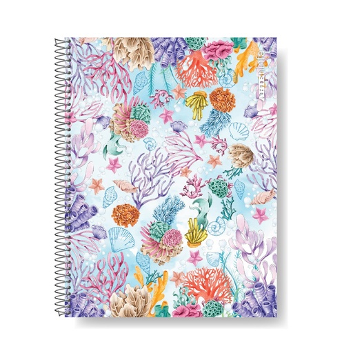 [334291] CUADERNO ARTE NINFA 22X29.7 80H RAYADO TAPA SEMI RIGIDA