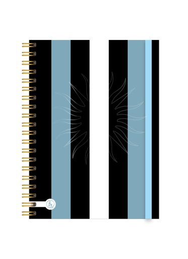 [1025] CUADERNO RY A5 15X21 ANILLADO 80 HOJAS UOMO 1025