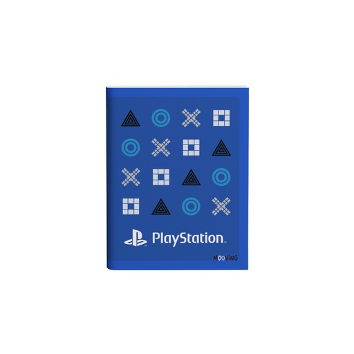 [1202219] CUADERNO MOOVING 16X21 TAPA FLEXIBLE ABROCHADO 48 HOJAS PLAYSTATION