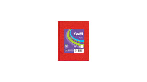 [105847] CUADERNO LEDESMA EPICA ARAÑA TAPA DURA 48 HOJAS RAYADO ROJO