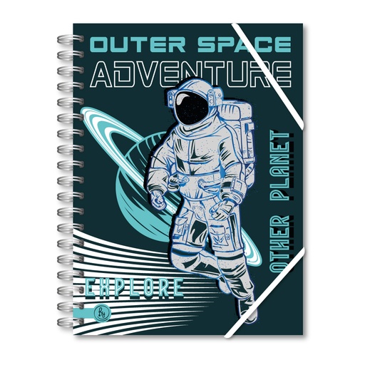 [1069] CUADERNO RY 20X28 ANILLADO 100 HOJAS UOMO TEEN 1069 DISCONTINUO