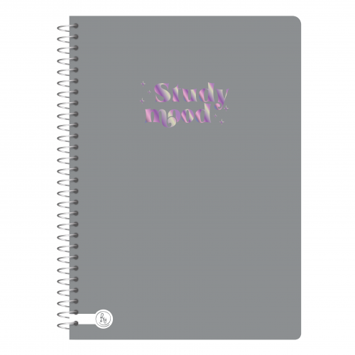 [1075] CUADERNO RY 1075 20X28 ANILLADO METAL COLOR 80H RAYADO