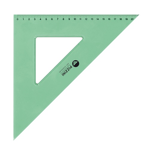 [373230X45S] ESCUADRA PIZZINI ESTUDIO 30CM X45º