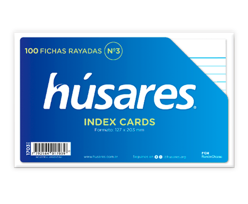[1703] FICHAS HUSARES RAYADAS Nº3 X100 1703
