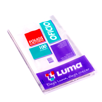 [31-91] FOLIO LUMA OFICIO EXTRA FUERTE X100