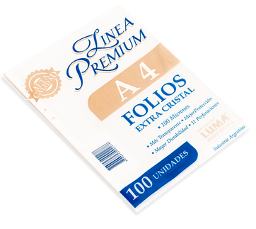 [31-51] FOLIO LUMA A4 PREMIUM CRISTAL X100