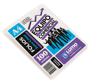 [31-31] FOLIO LUMA A4 EXTRA CRISTAL X100