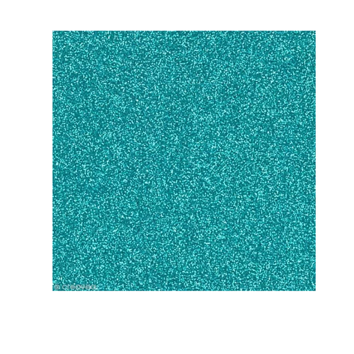 [12001TUR] GOMA EVA GLITTER X10 TURQUESA