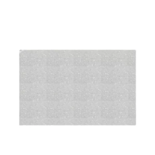 [40102-8] GOMA EVA GLITTER X10 BLANCO