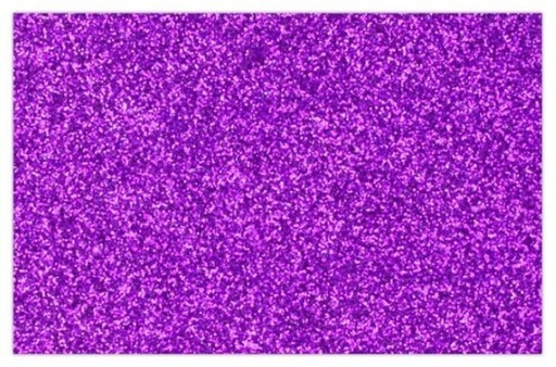 [12001PUR] GOMA EVA GLITTER X10 VIOLETA/PURPURA