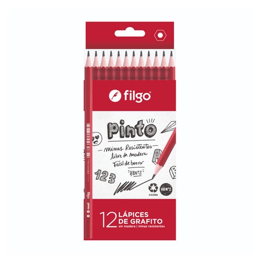 [PN101-C12-HB] LAPIZ GRAFITO FILGO SIGMA FLEX HB X12