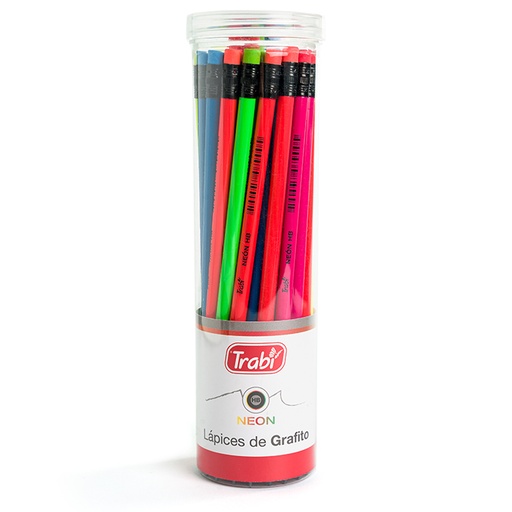 [TR7899] LAPIZ GRAFITO TRABI CON GOMA FLUO X36 HB