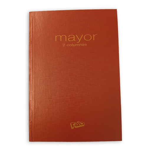 [2229] LIBRO RAB MAYOR CORONA 2 COLUMNAS 100 PAGINAS
