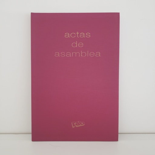 [2314] LIBRO RAB ACTAS DE ASAMBLEA TAPA DURA OFICIO 200 PAGINAS