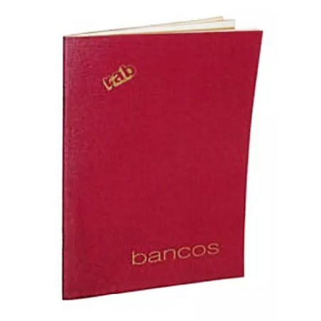[2305] LIBRO RAB BANCOS TAPA FLEXIBLE 19X26 40 PAGINAS