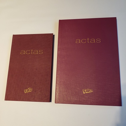 [2251] LIBRO RAB ACTA TAPA DURA 4 MANOS 400 PAGINAS