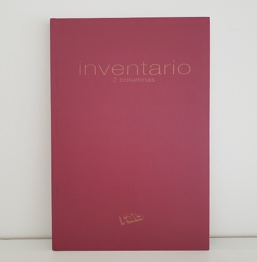 [2227] LIBRO RAB INVENTARIO TAPA DURA 2 COLUMNAS 200 PAGINAS