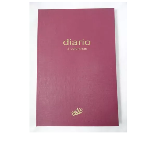 [2226] LIBRO RAB DIARIO TAPA FLEXIBLE 2MANOS 3COLUMNAS