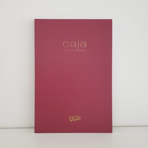 [2231] LIBRO RAB CAJA TAPA DURA 2MANOS 2COLUMNAS 100 FOLIOS