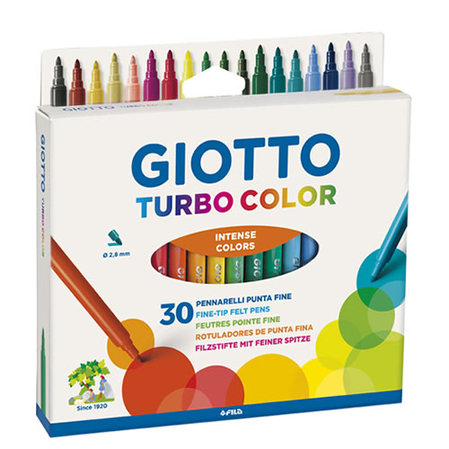 [040300ES] MARCADOR GIOTTO TURBO COLOR X30 SURTIDOS