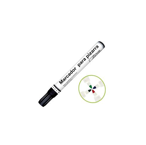 [1250NG] MARCADOR PIZZINI PARA PIZARRA NEGRO X12