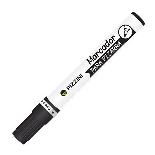 [1250NG] MARCADOR PIZZINI PARA PIZARRA NEGRO X12