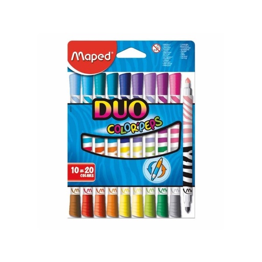 [847010] MARCADOR MAPED COLORPEPS DUO X10 847010