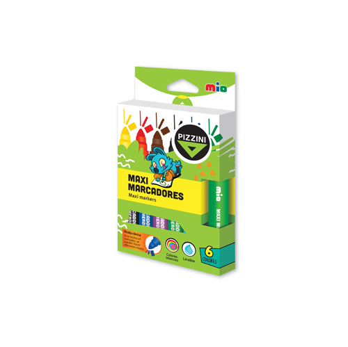 [8106] MARCADOR PIZZINI MIO MAXI X 6