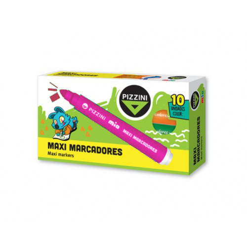 [8100RO] MARCADOR PIZZINI MAXI X10 ROSA