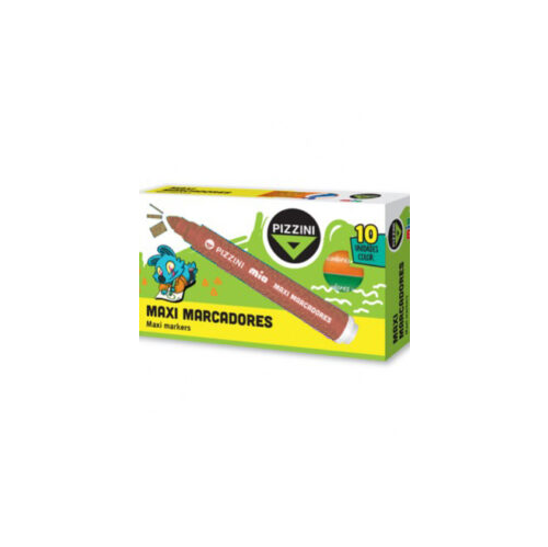 [8100MR] MARCADOR PIZZINI MAXI X10 MARRON