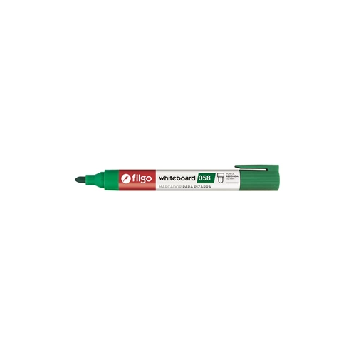 [WB058-C12-004] MARCADOR FILGO 058 X12 VERDE PARA PIZZARRA