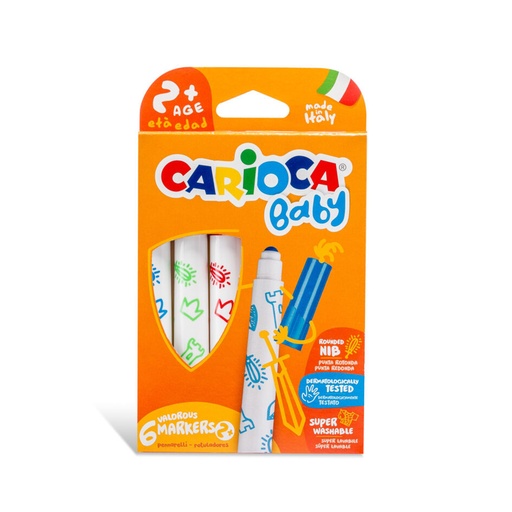 [42813] MARCADOR CARIOCA BABY X6