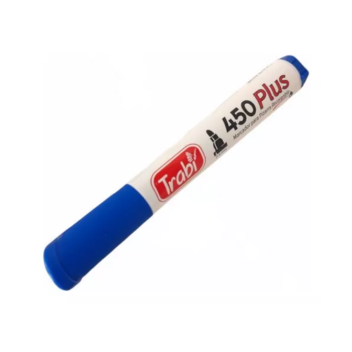 [TR9522] MARCADOR TRABI 450 X12 AZUL PARA PIZARRA