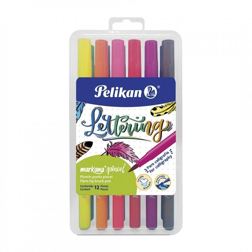 [30341200] MARCADOR PELIKAN MARKANA PINCEL X12