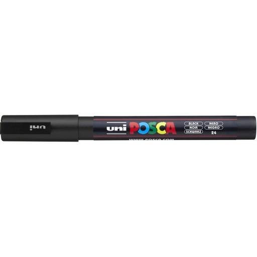 [MUNPC3M] MARCADOR UNI POSCA PC-3M NEGRO