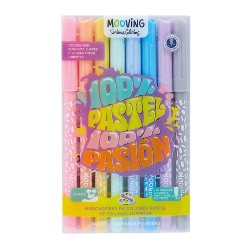 [3021108] MARCADOR MOOVING X8 PASTEL