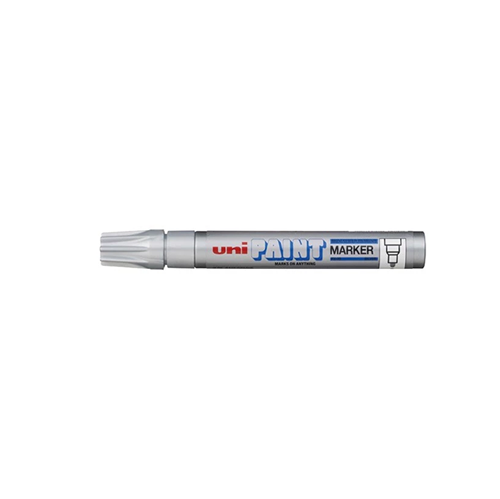 [MUNPX20] MARCADOR UNI PUNTA MEDIA PX20 PLATA