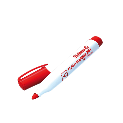 [30292122] MARCADOR PELIKAN 741 X10 ROJO PARA PIZARRA