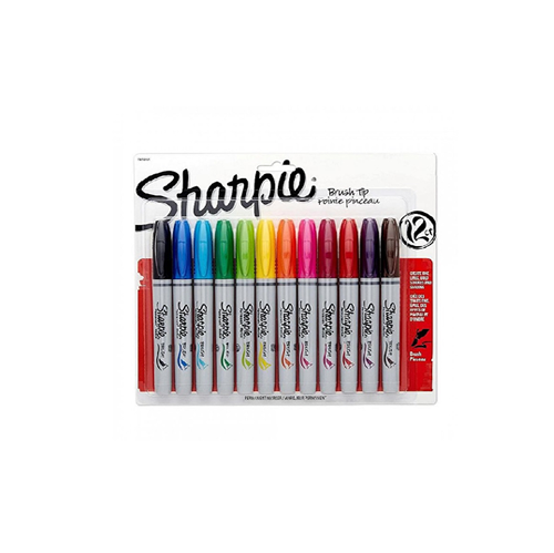 [1810704] MARCADOR SHARPIE PINCEL X12