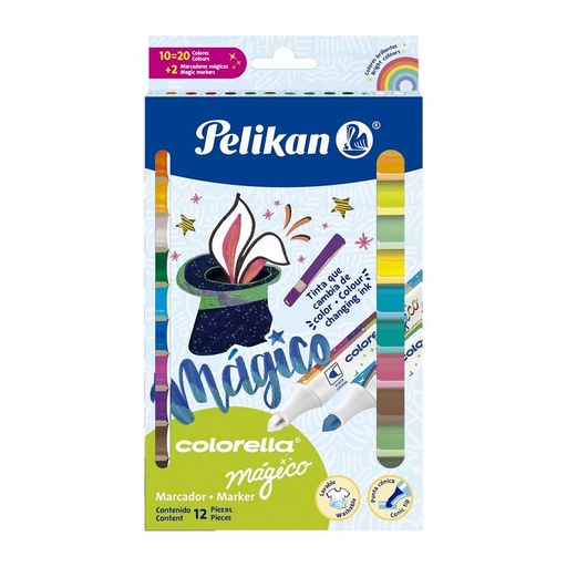 [30111853] MARCADOR PELIKAN COLORELLA MAGICO X12