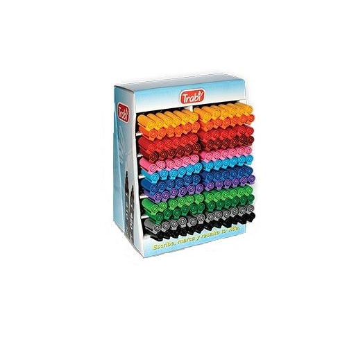 [TR6007] EXHIBIDOR MARCADORES TRABI 410 X128 SURTIDO