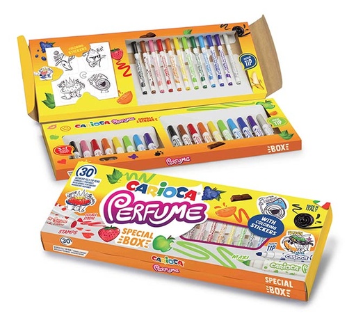 [43530] MARCADOR CARIOCA PERFUME + STICKERS X30