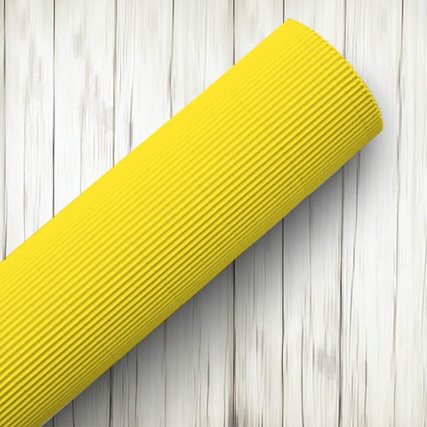 [1603001] MICROCORRUGADO 50X70CM LISO AMARILLO