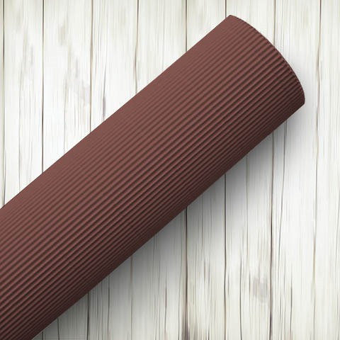 [M-1018] MICROCORRUGADO 50X70CM LISO MARRON