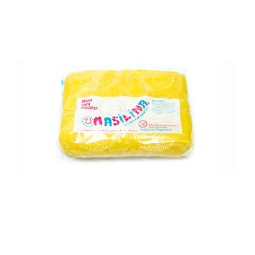 [2102] MASA MASILINA BOLSA 500G AMARILLO