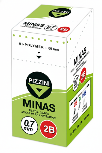 [S73002B] MINAS PIZZINI 0.7 2B TUBO X12 S73002B