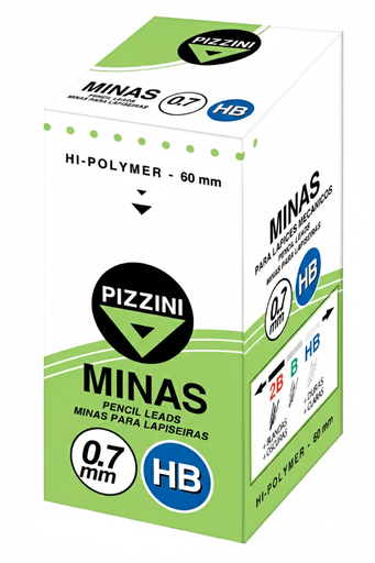 [S7300HB] MINAS PIZZINI 0.7 HB TUBO X12 MINAS