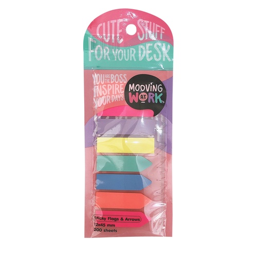 [2112100205] BANDERITAS MOOVING SET 8 COLORES 12X45